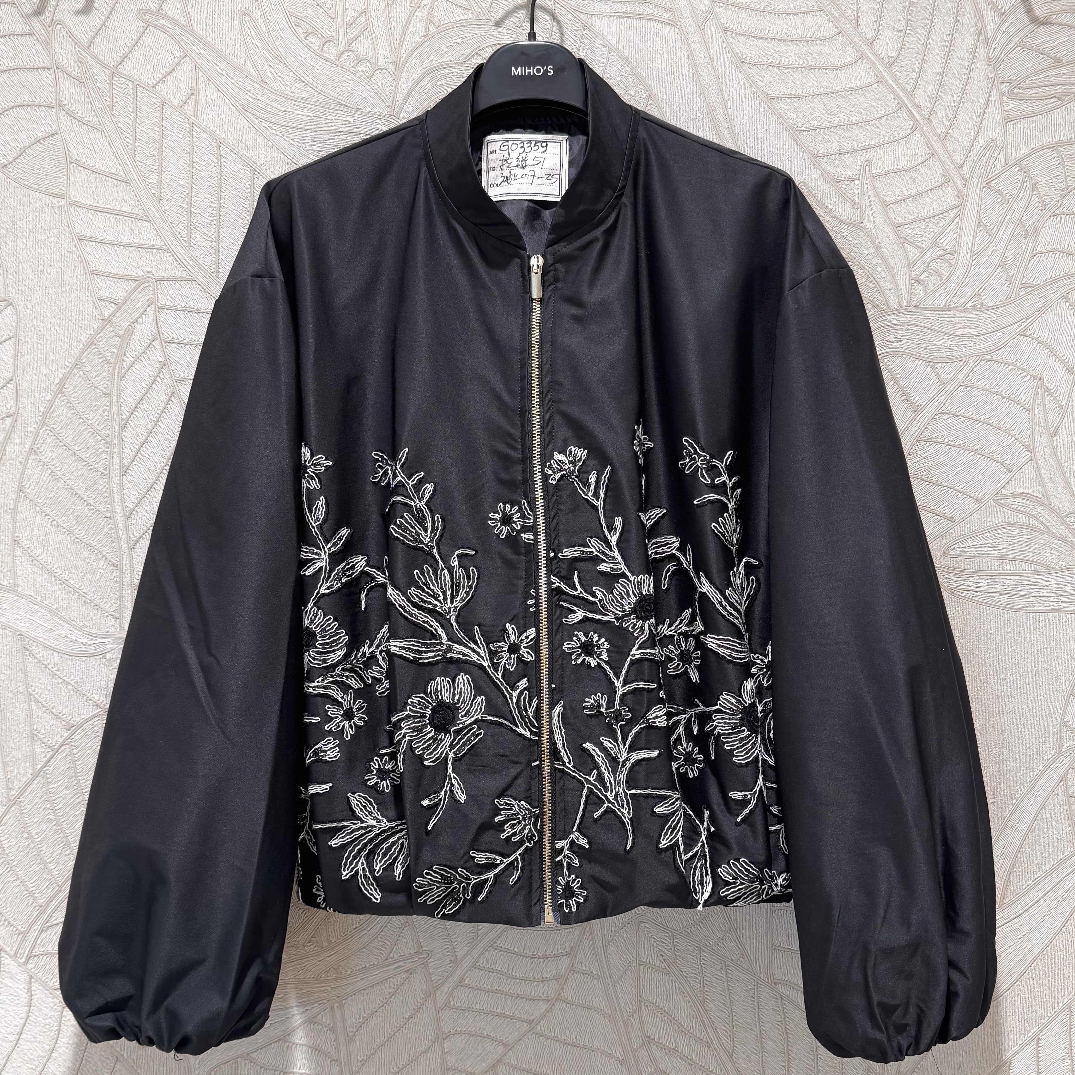 Oversize-Jacke mit Stickerei