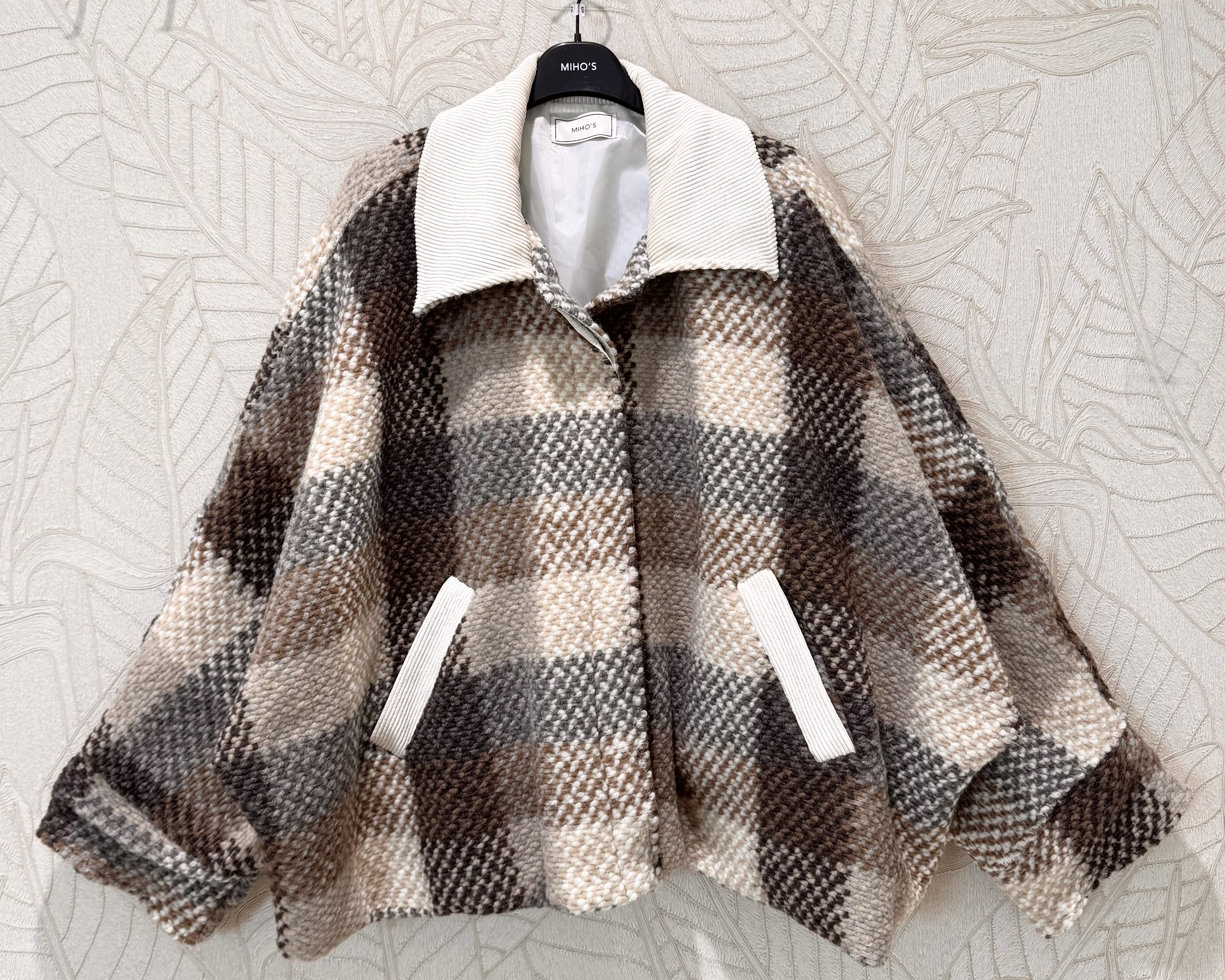 Oversize-Jacke mit Kragen