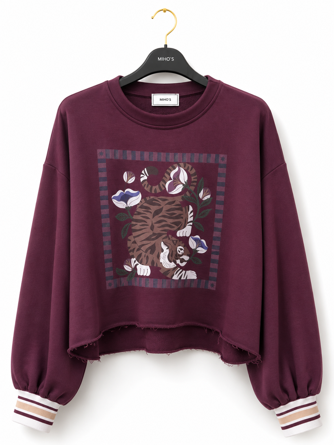 Cropped Oversized Sweatshirt