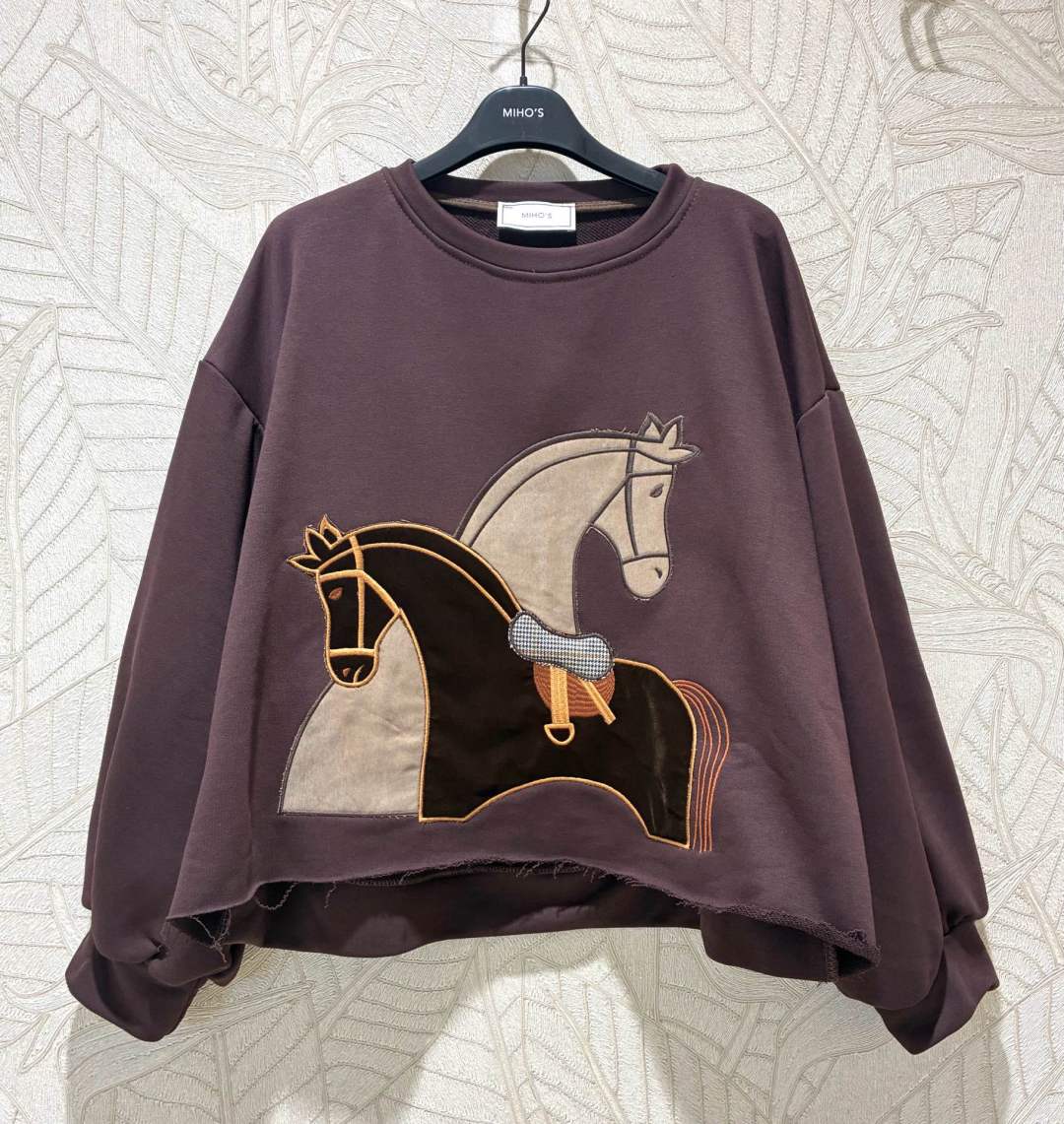 Oversize-Sweatshirt mit Rundhals