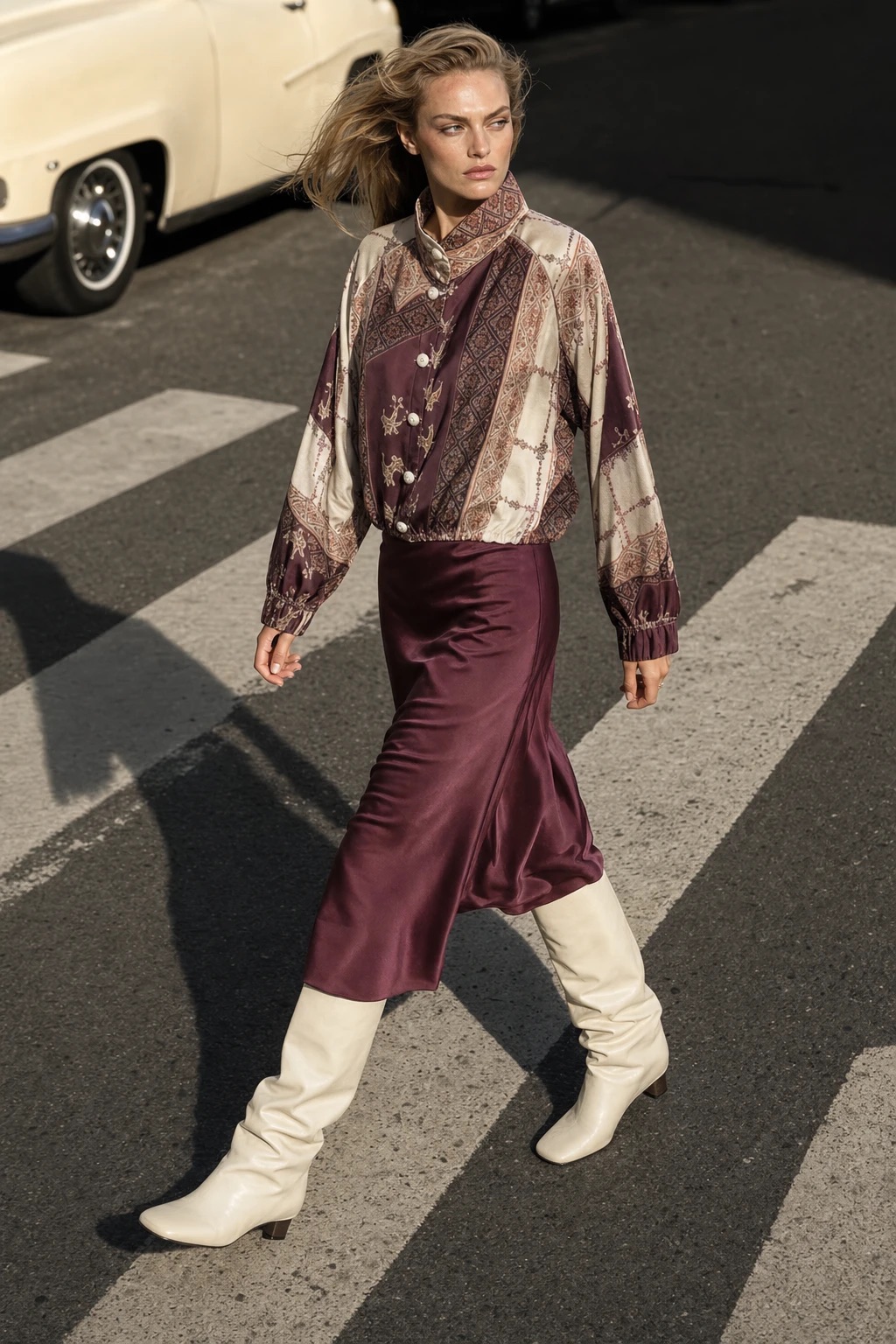 Legere Paisley-Hemdbomber