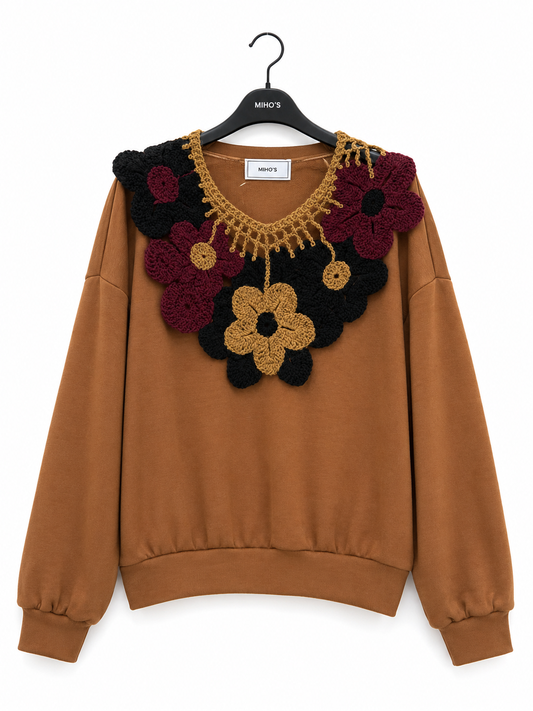 Lockerer Baumwoll-Sweatshirt