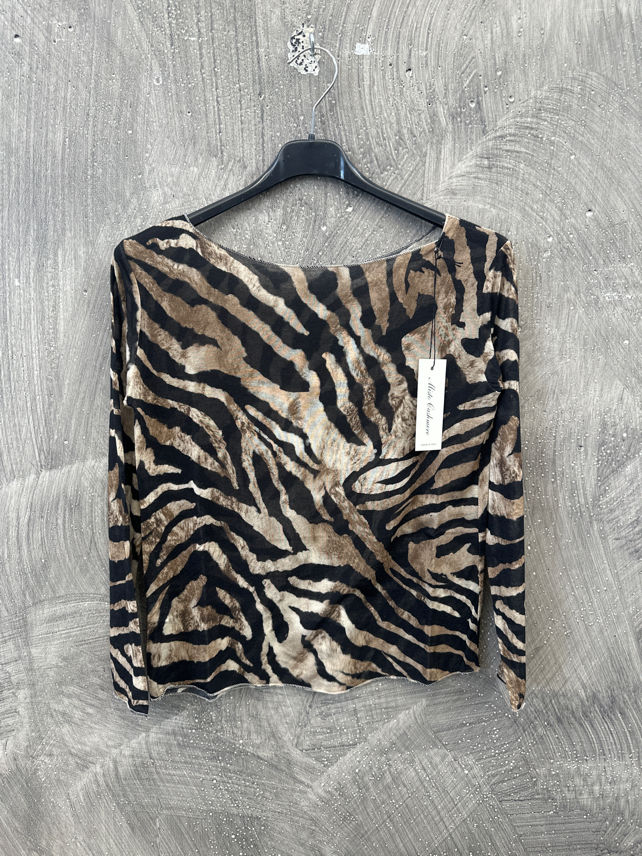 Shirt mit Bootsausschnitt