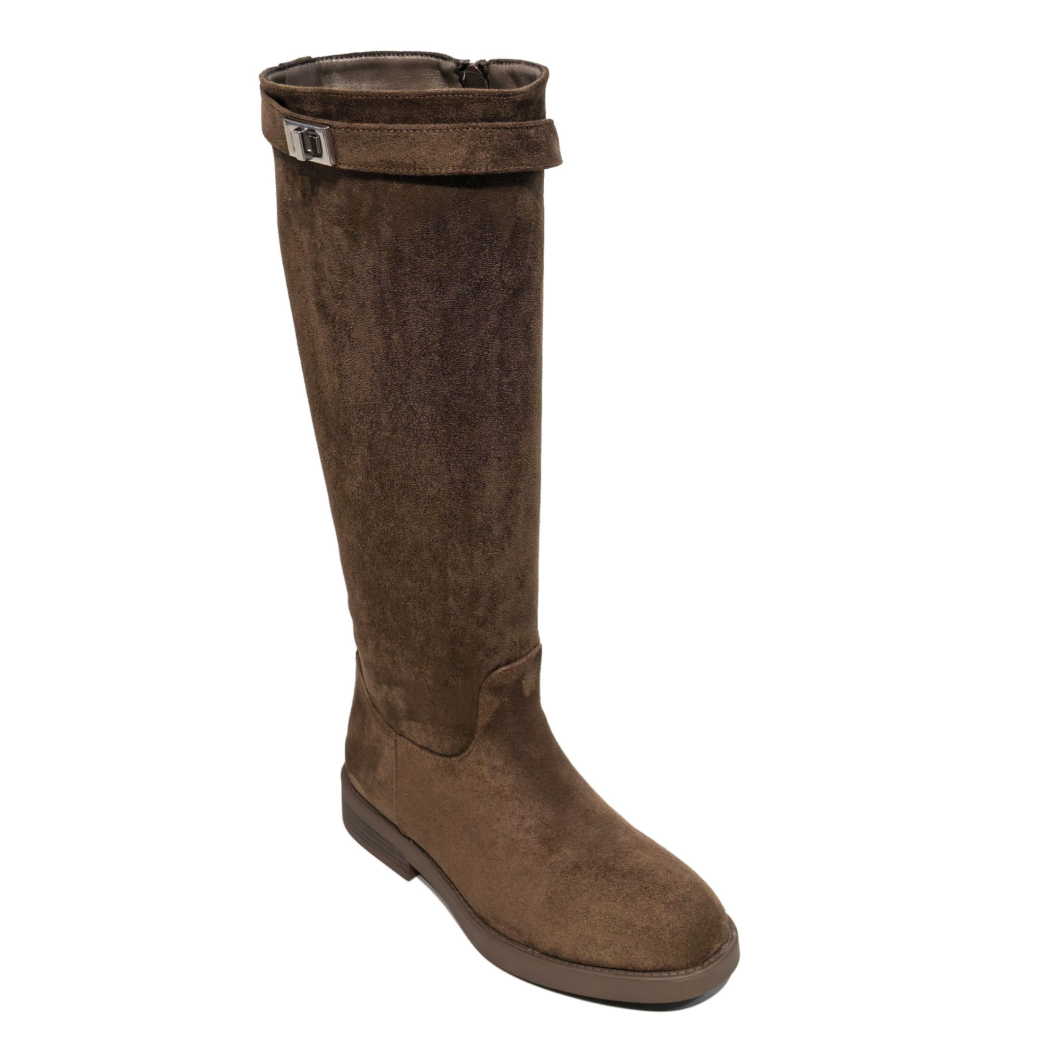 Overknee‑Stiefel mit Riemen