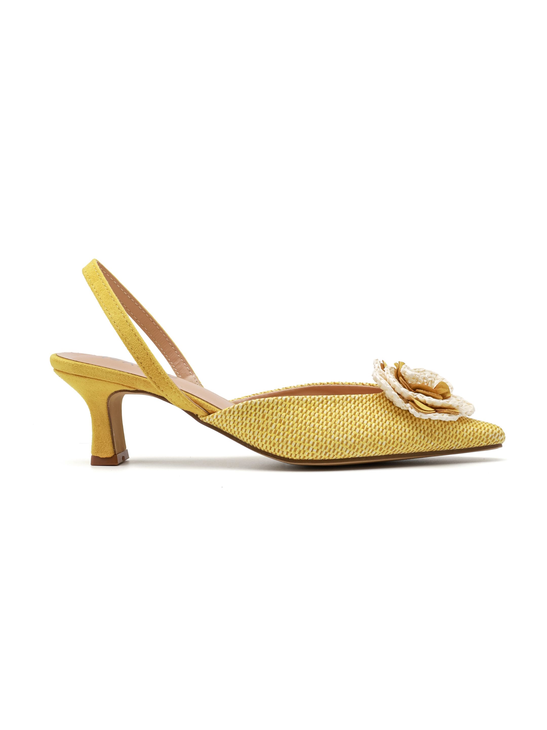 Slingback mit Flechtoptik