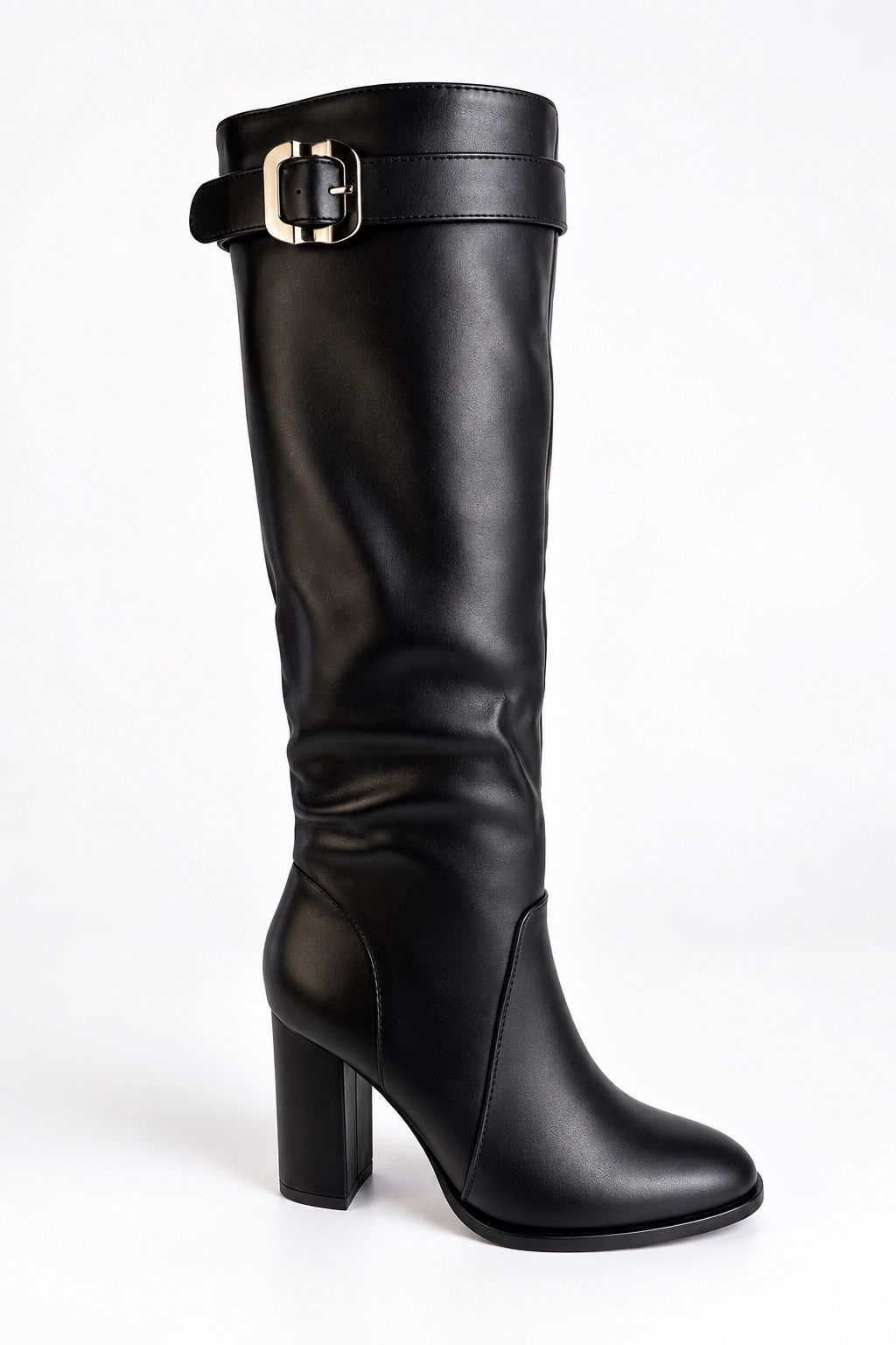 Overknee-Stiefel mit stabilem Blockabsatz