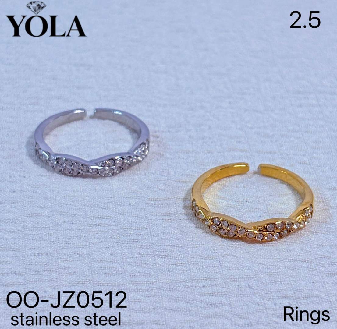Verstellbarer Ring mit Zirkonien