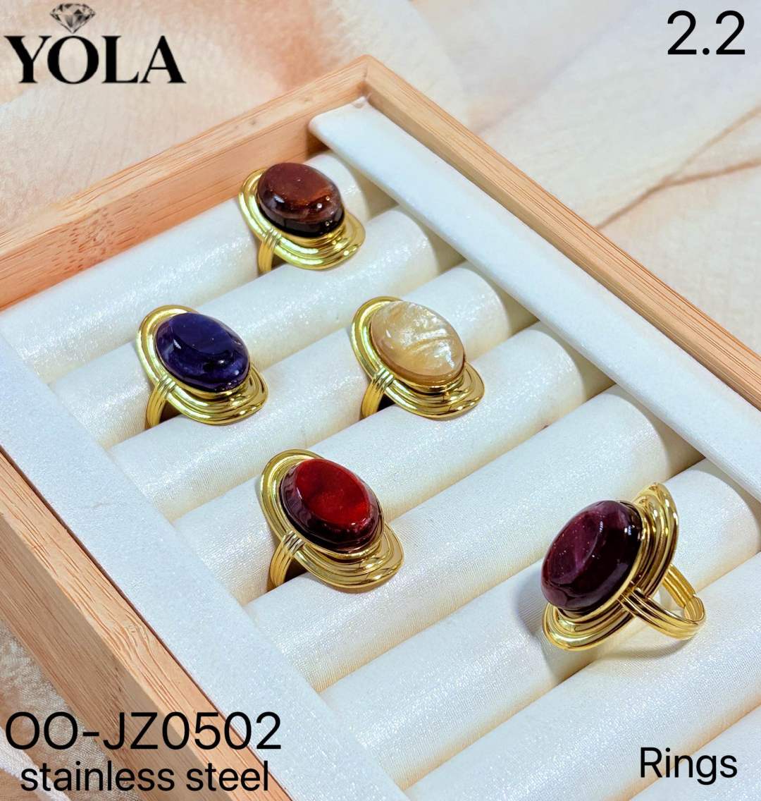 Ring mit ovalem Akzent