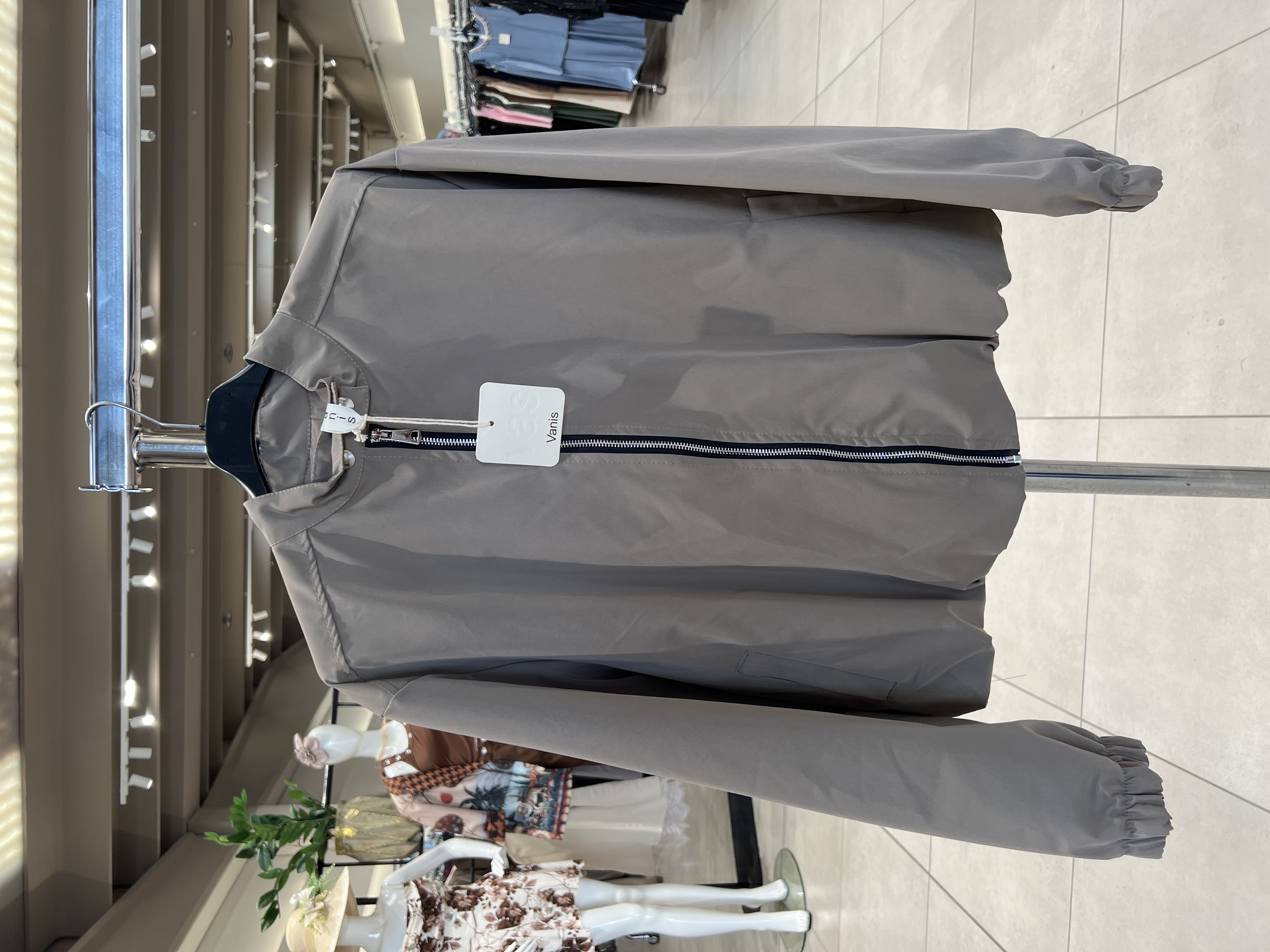 Bomberjacke mit Stehkragen