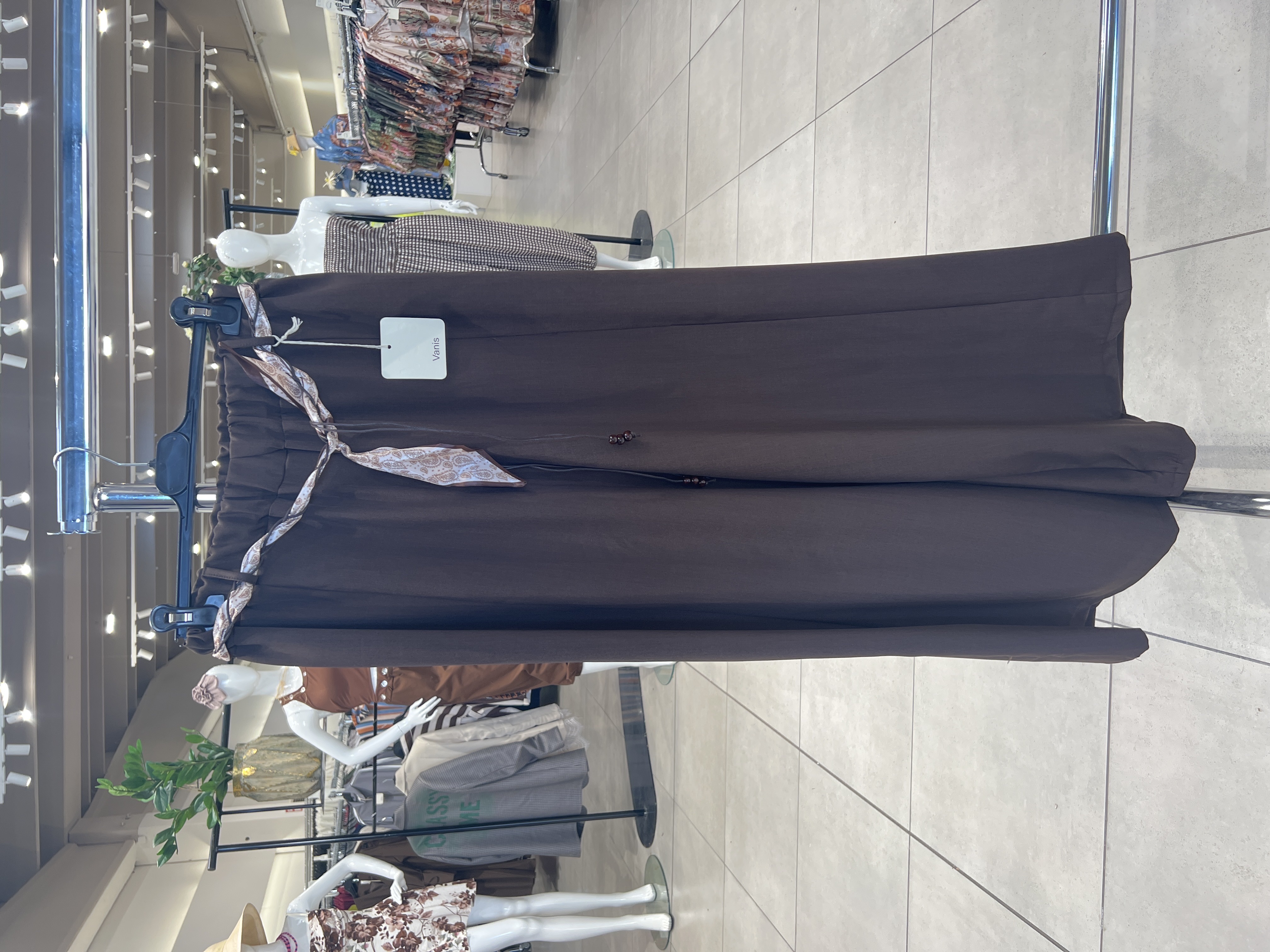 Wide‑Leg Hosen mit Kordel