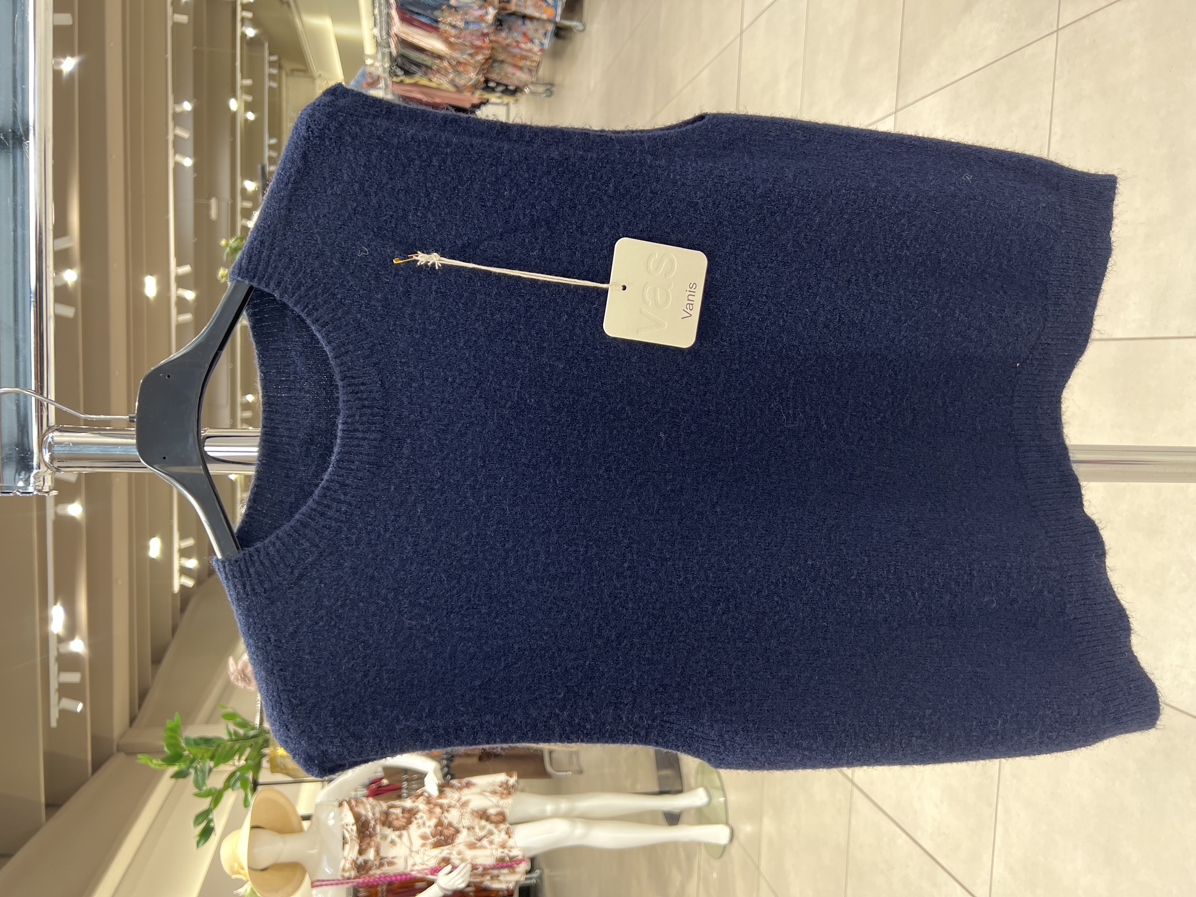 Klassische Strickweste