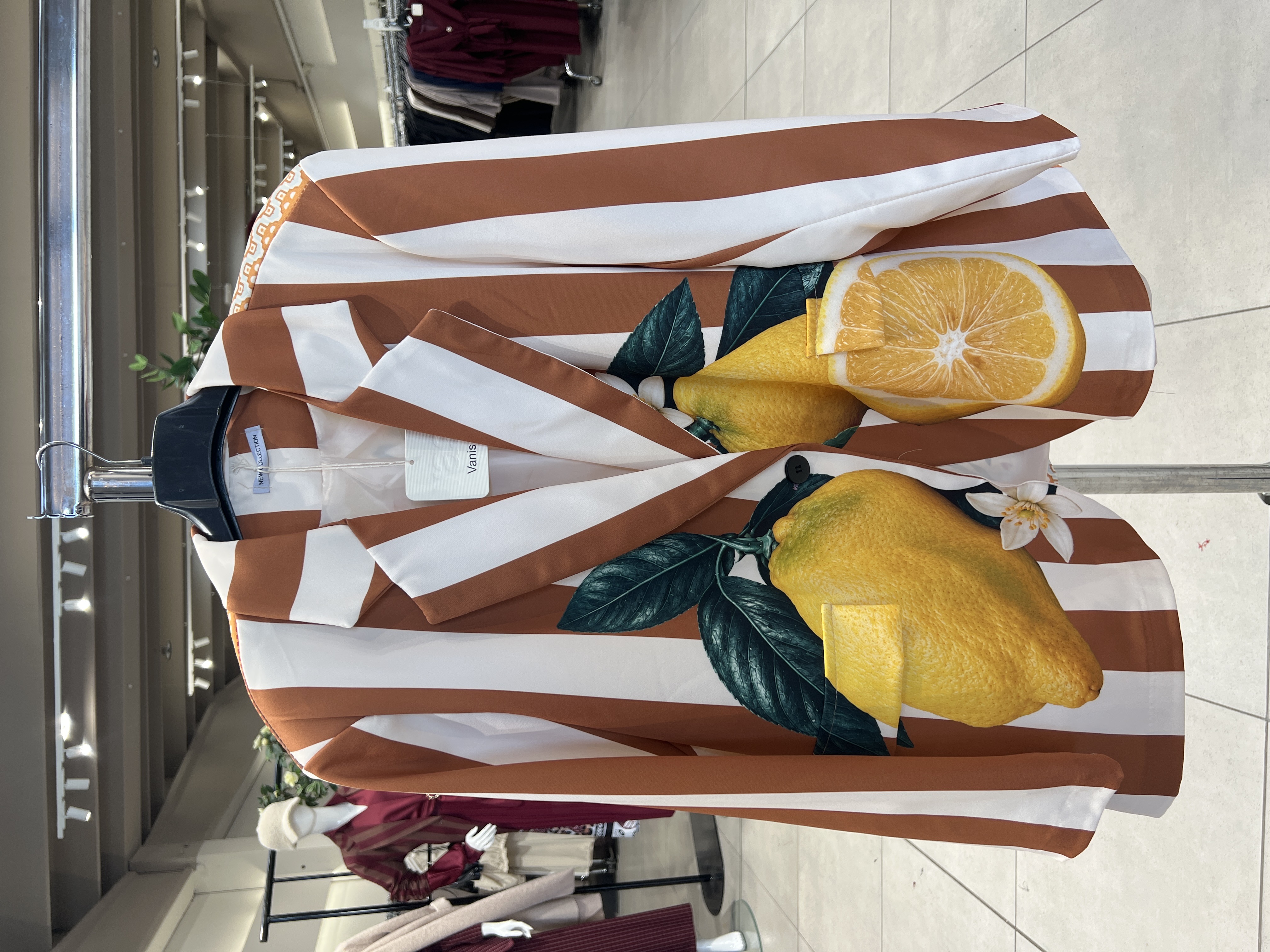 Longline-Blazer mit Revers