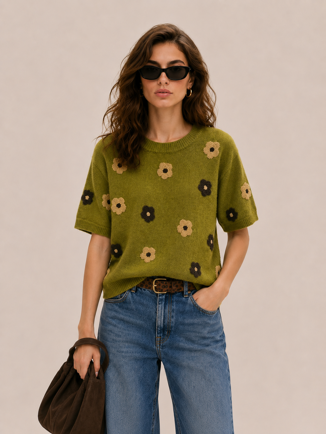 Pullover mit Stickerei