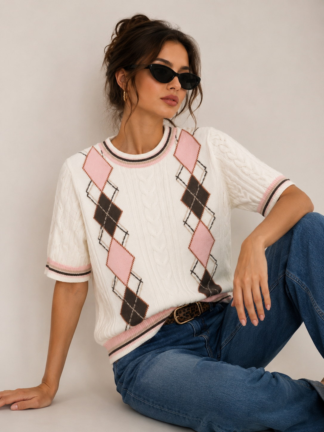 Regular Argyle Pullover