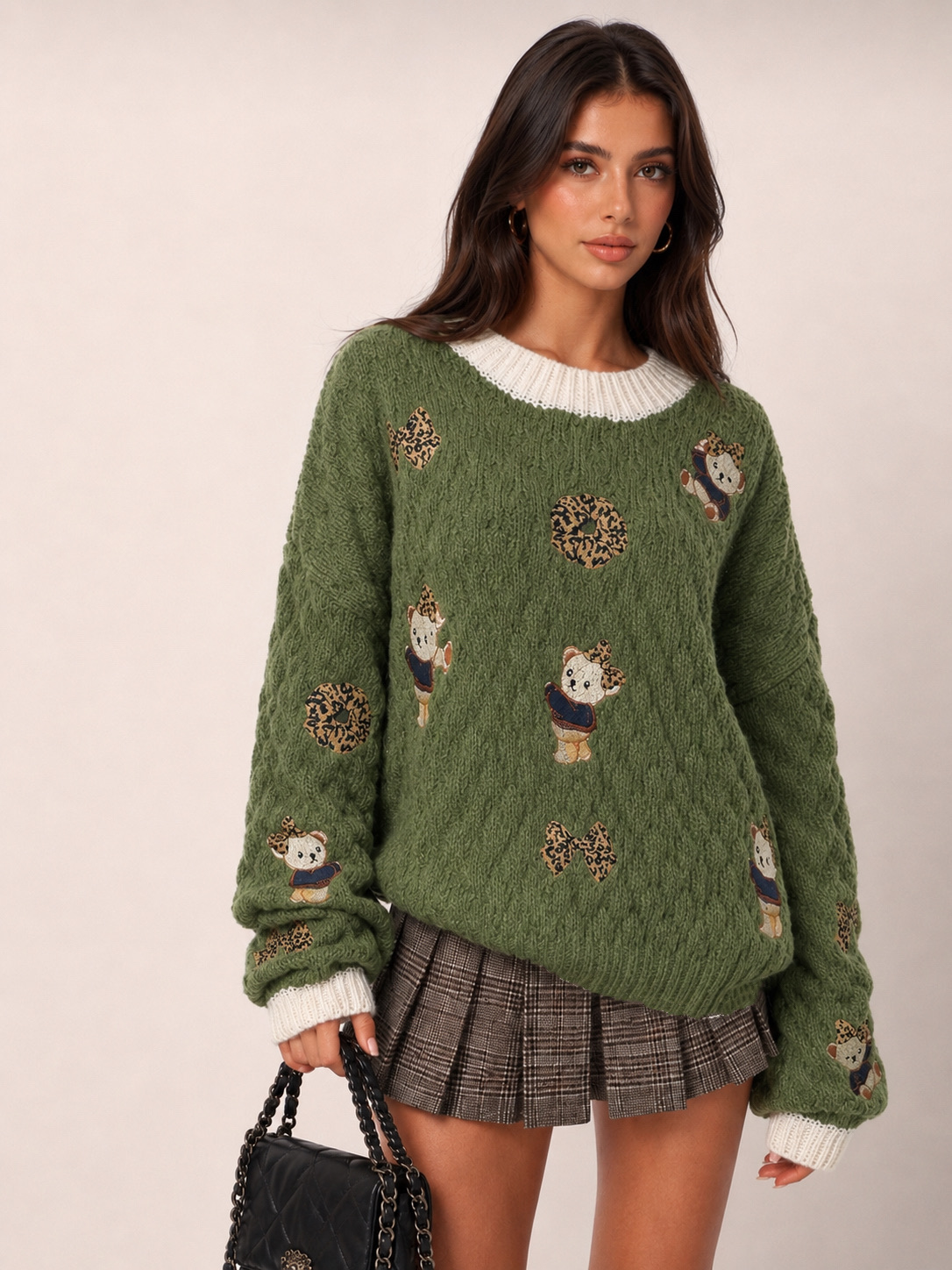 Lässiger Pullover mit Print