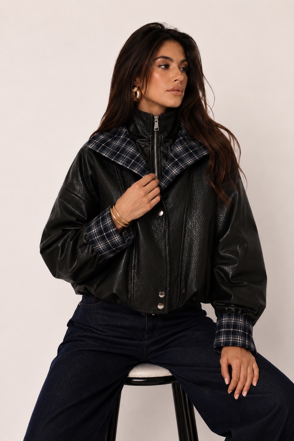 Oversize Boxy-Jacke