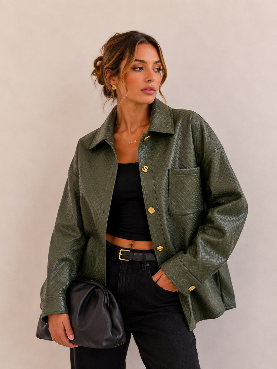 Oversized Hemdblusen-Jacke