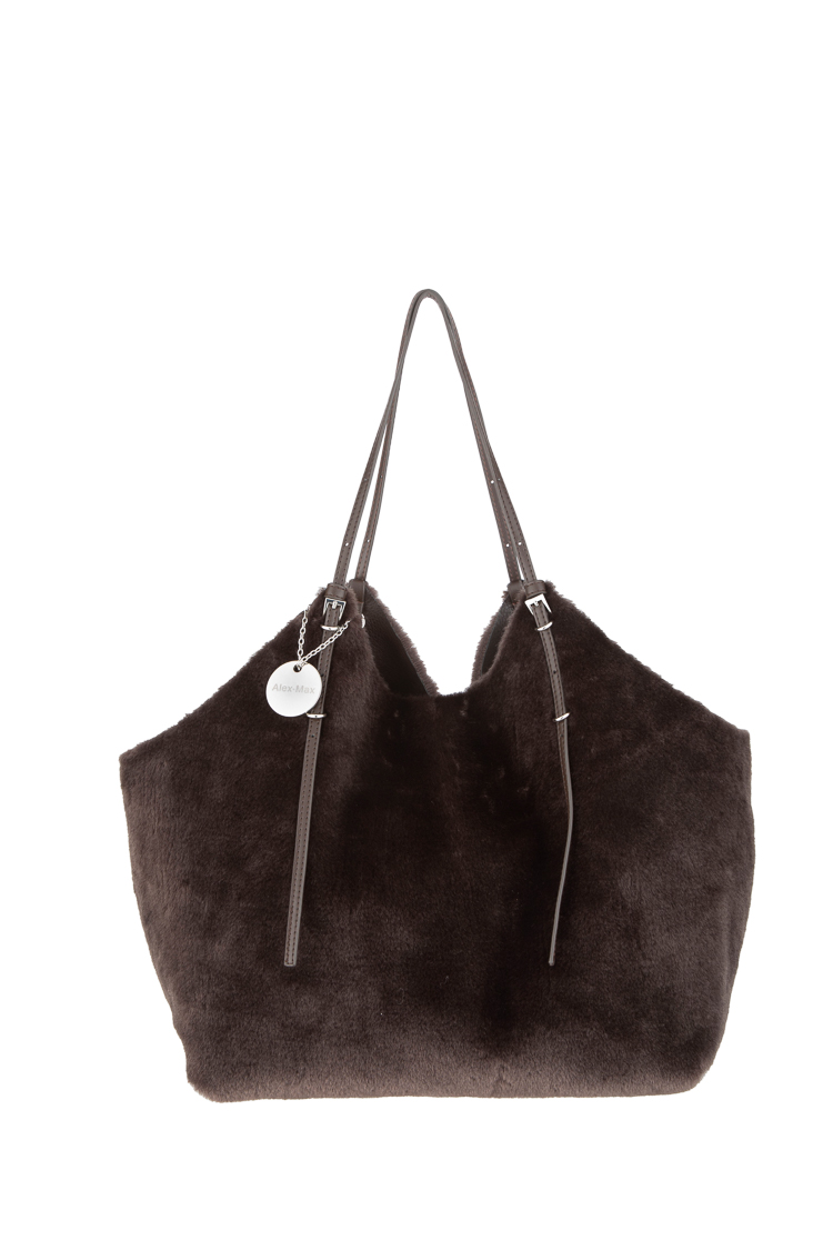 Shopper mit Fell‑Optik