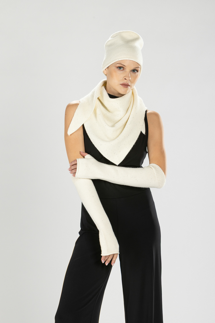 Dreieckiger Strickschal