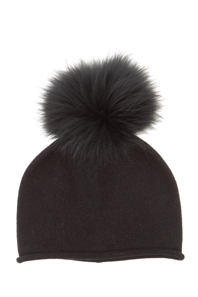 Beanie mit Bommel