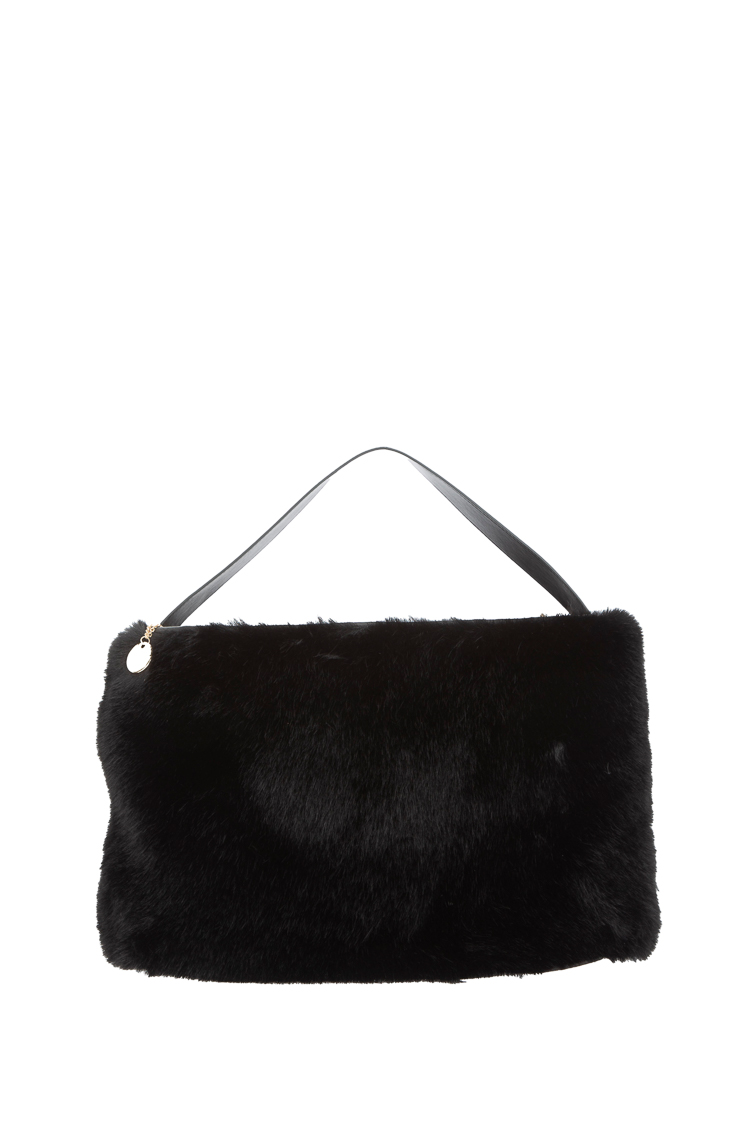 Kunstfell Schultertasche