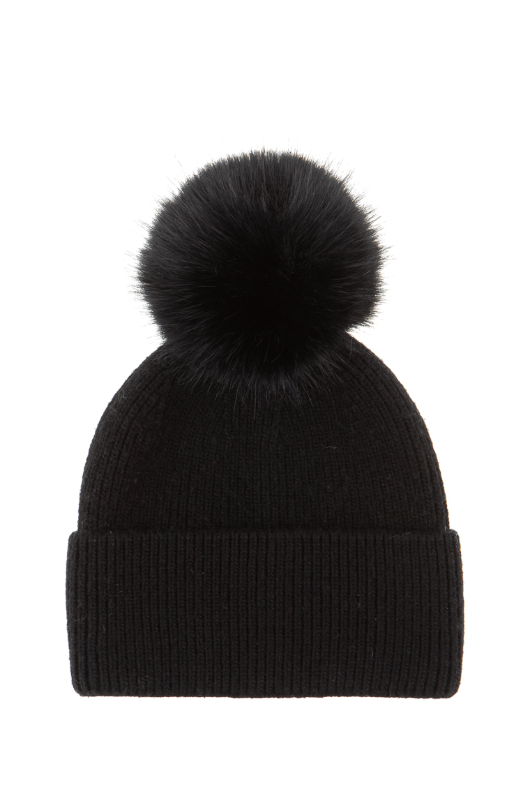 Beanie mit Bommel