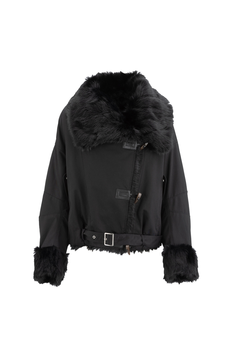 Oversize-Jacke mit Kragen