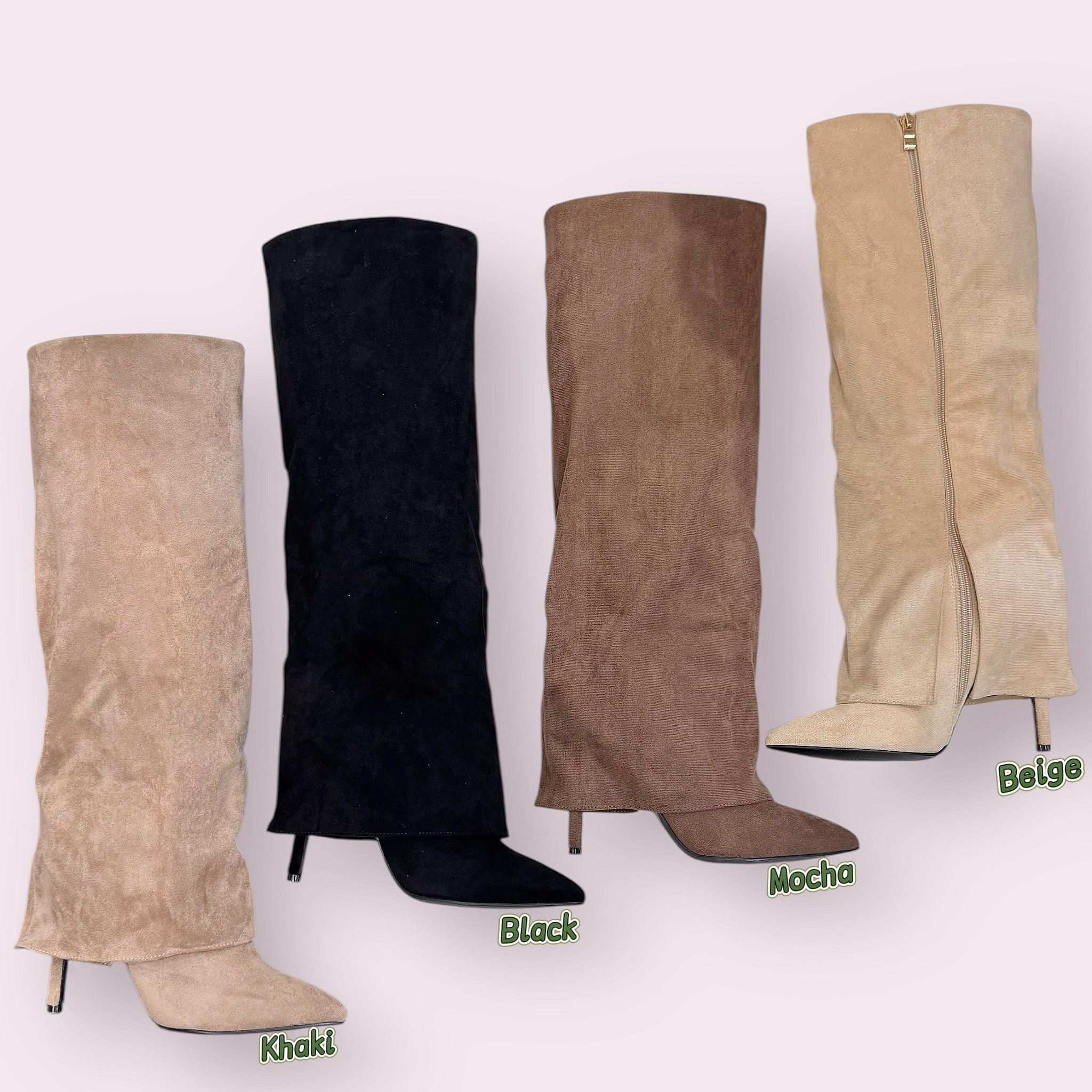 Overknee-Stiefel mit Stilettoabsatz