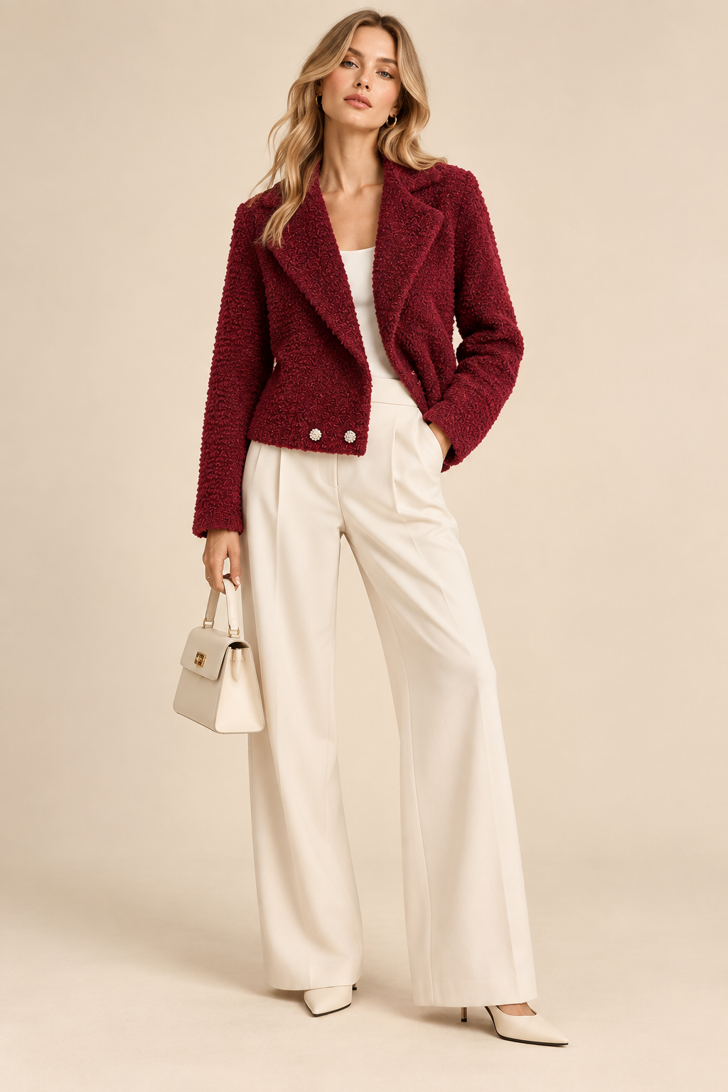Figurbetonter Blazer mit Revers