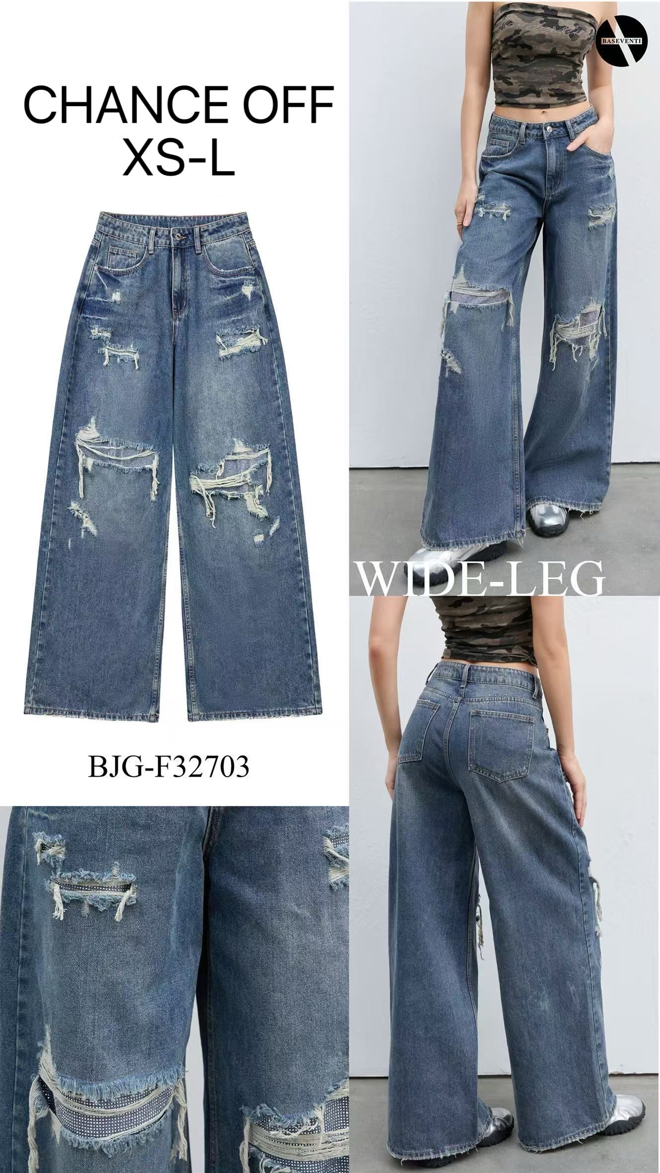Wide‑Leg Jeans