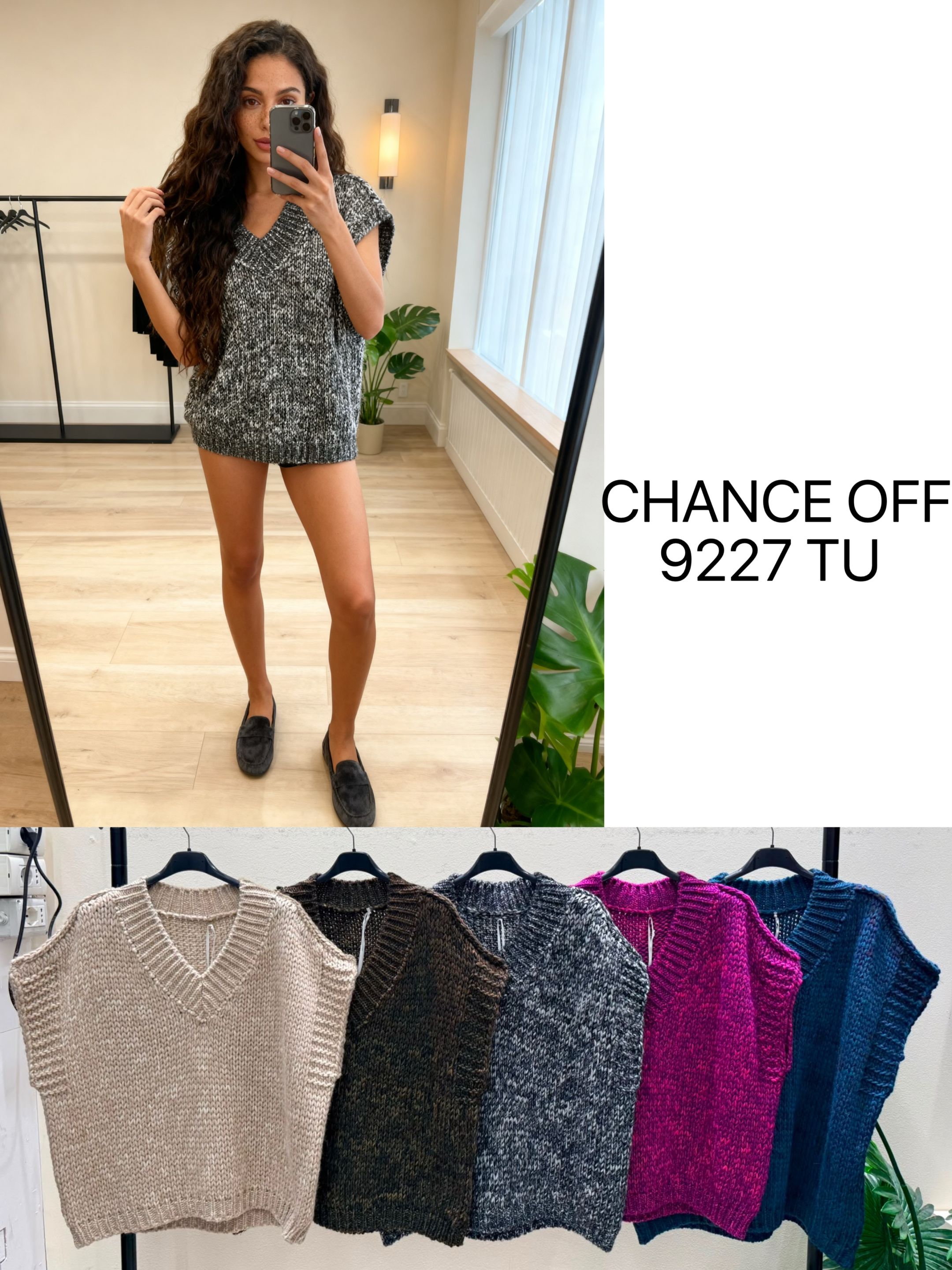 Legere V‑Neck Weste