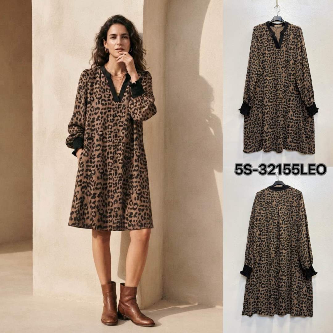 Lockeres A‑Linienkleid