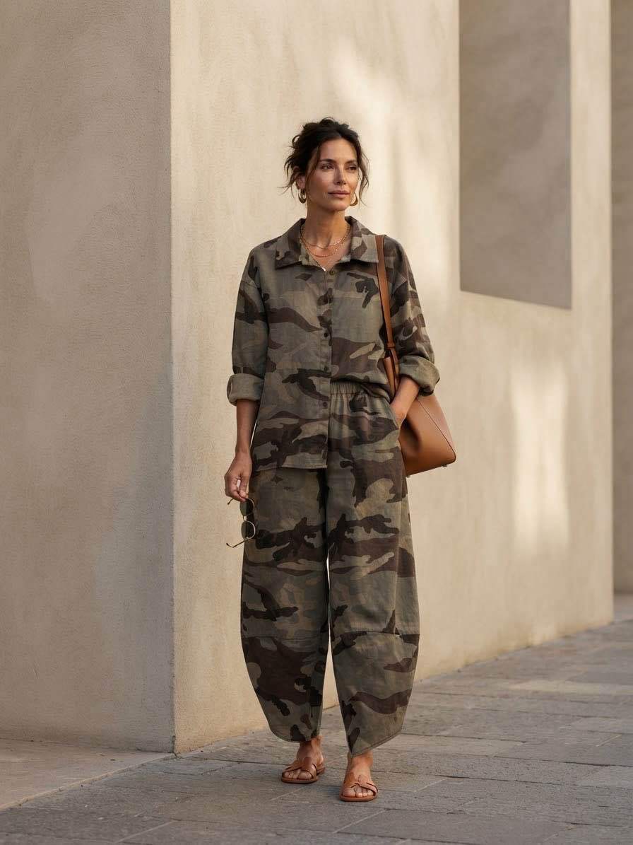 Ballon-Hose mit Camouflage