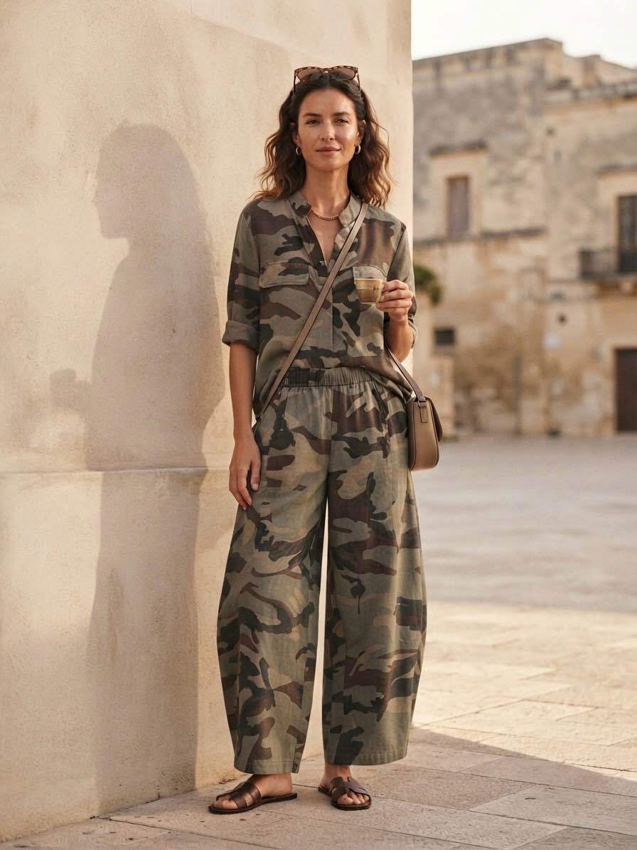 Spodnie Szerokie Wide Leg