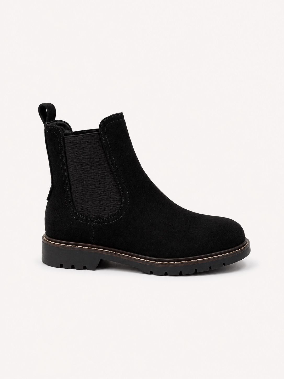 Chelsea-Stiefeletten mit Traktorsohle