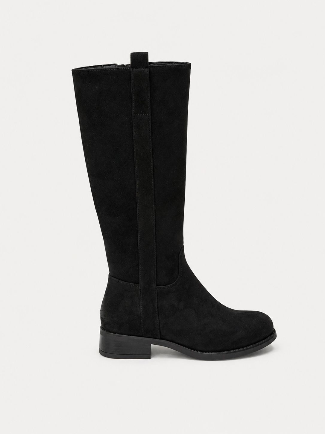Matte Overknee-Stiefel