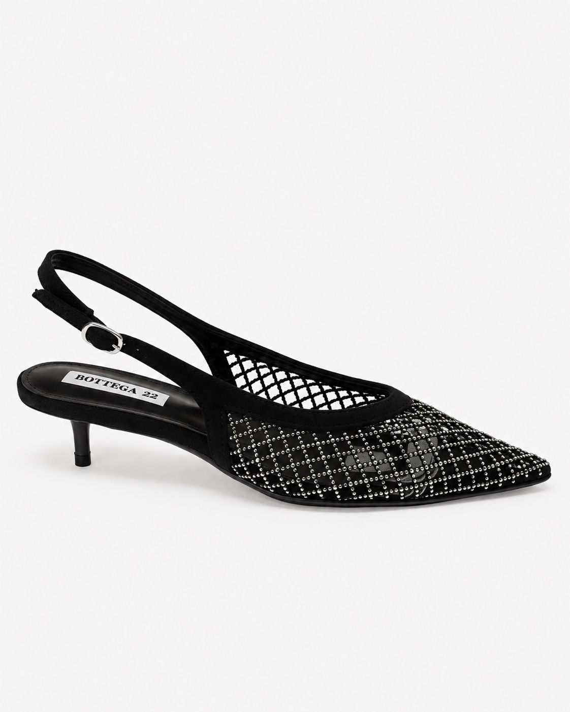 Slingback-Pumps mit Cut-outs