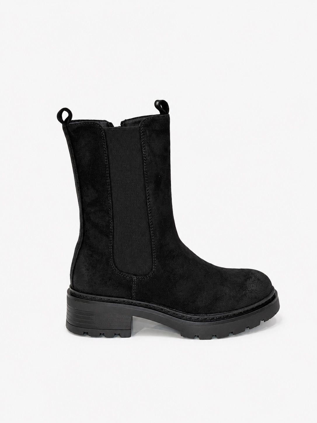 Chelsea-Stiefeletten mit grober Profilsohle