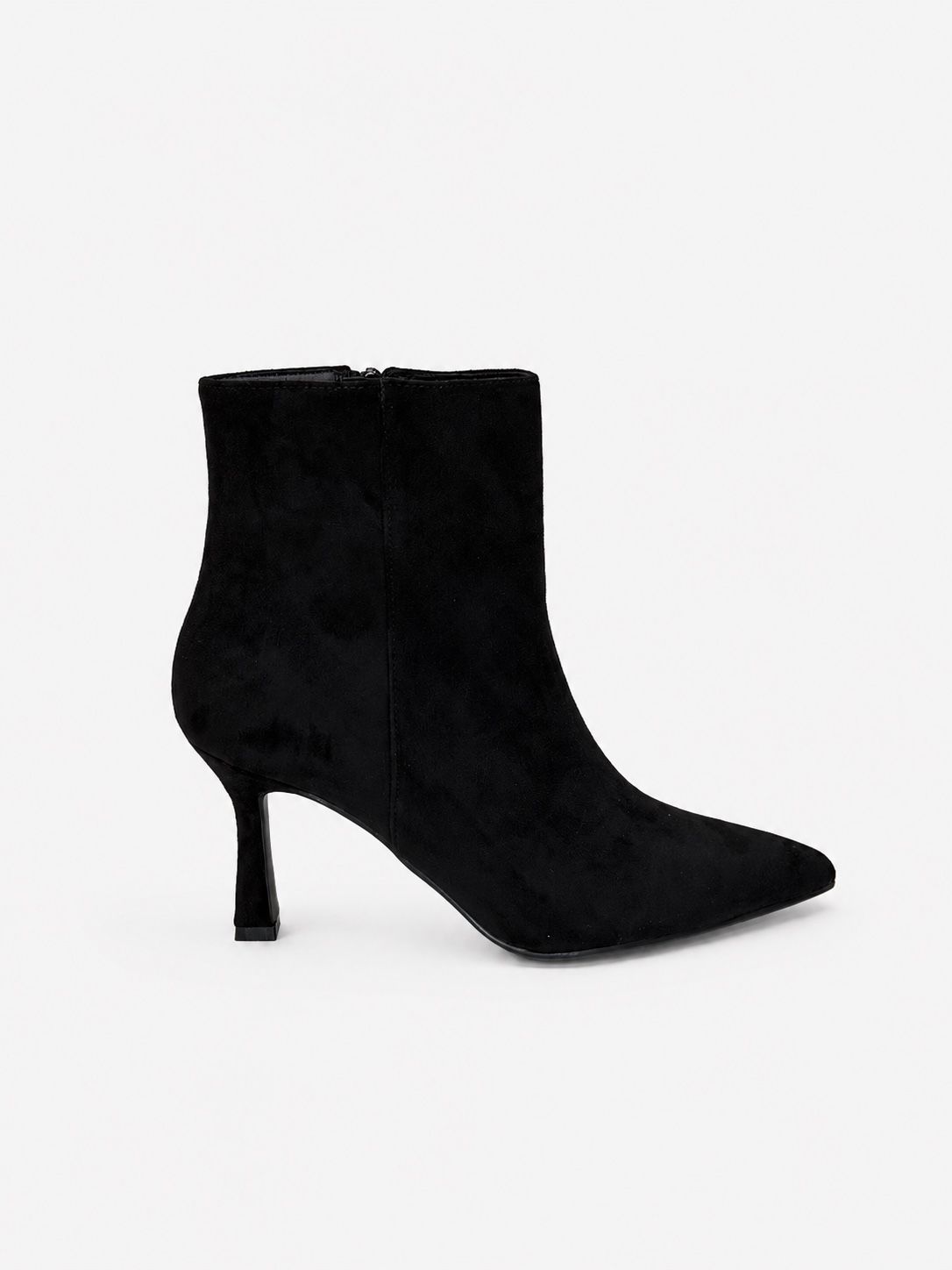 Stiefeletten mit Stiletto‑Absatz und Seitenreißverschluss