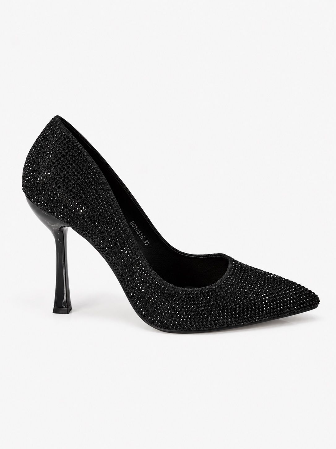Spitze Stilettos mit Kristallbesatz