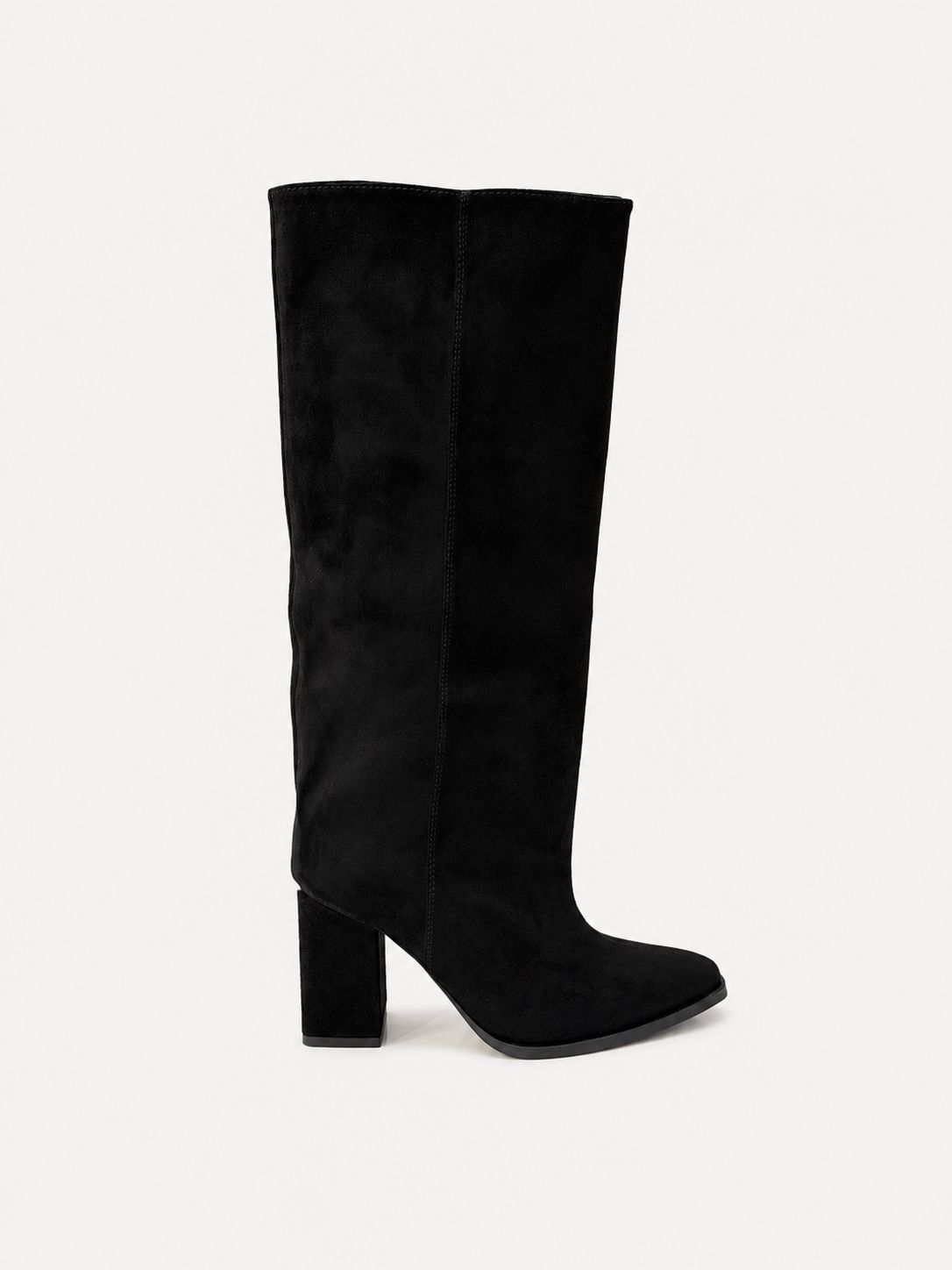 Overknees mit stabilem Blockabsatz