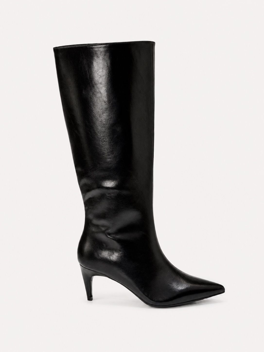 Knielange Stiletto-Stiefel