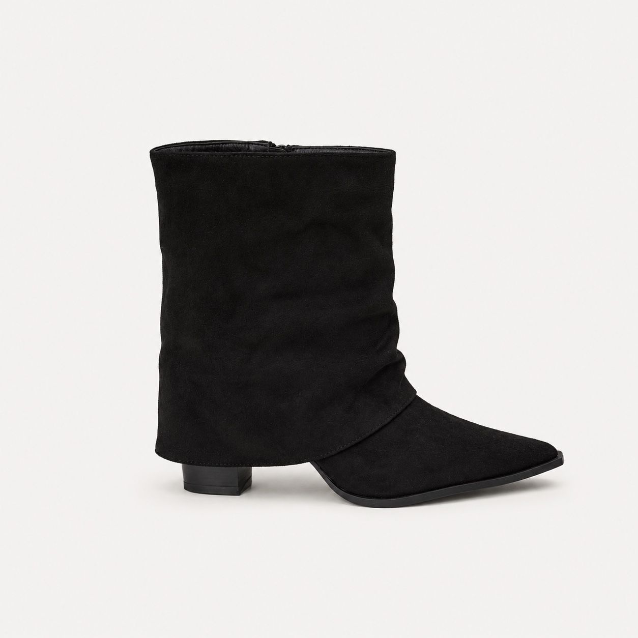 Stiefeletten mit weitem Schaft
