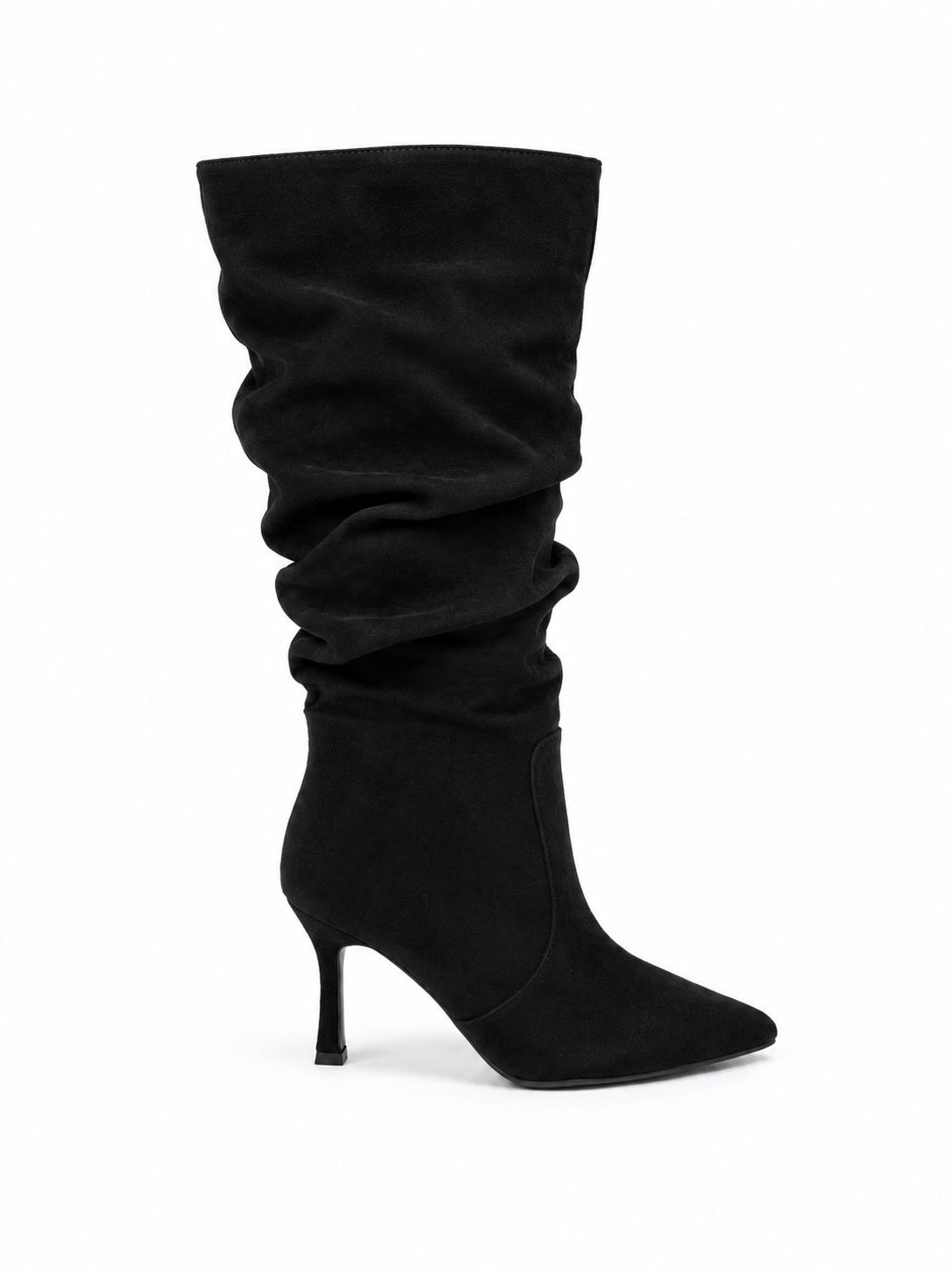 Overknee-Slouch-Stiefel mit Stilettoabsatz