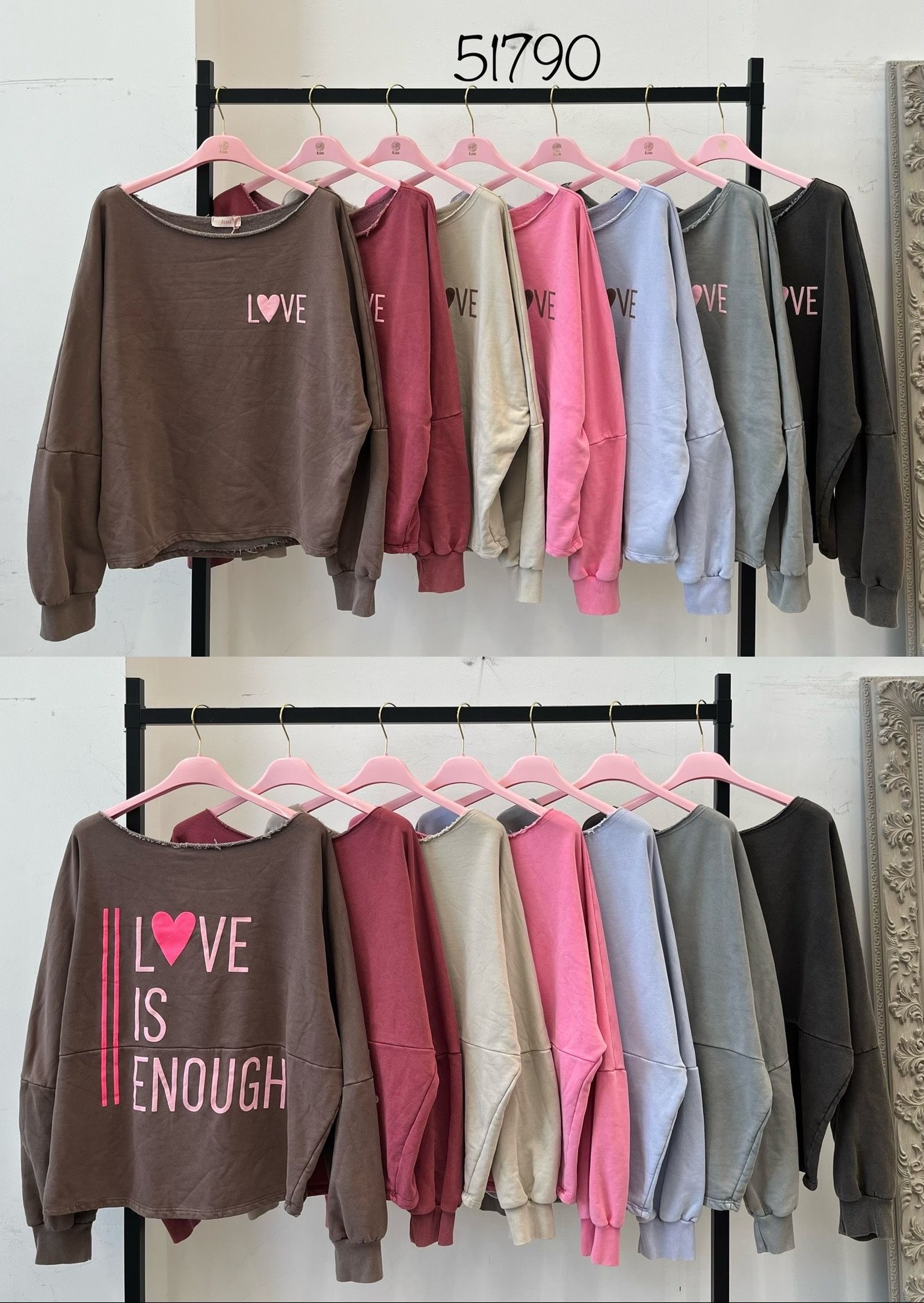 Oversize-Sweatshirt mit Print