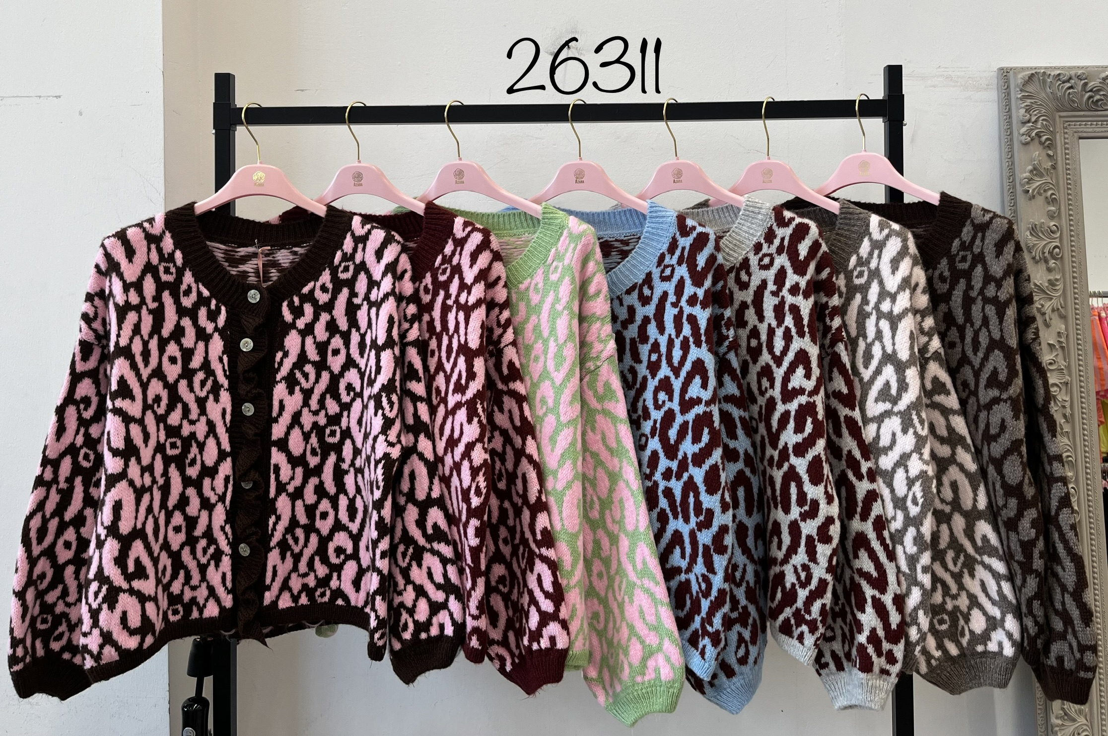 Cardigan mit V‑Ausschnitt, Regular Fit