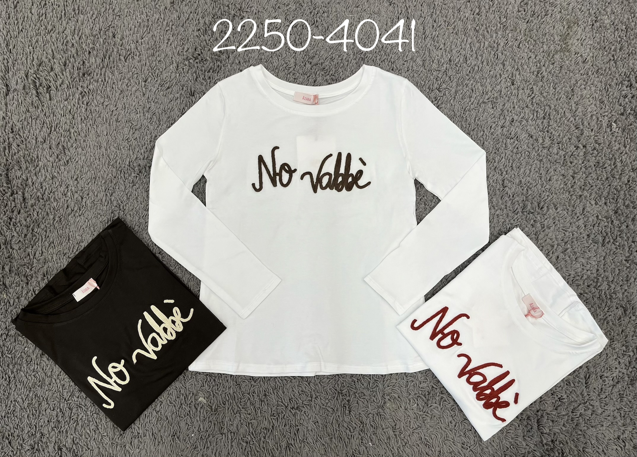 Langarmshirt mit Stickerei