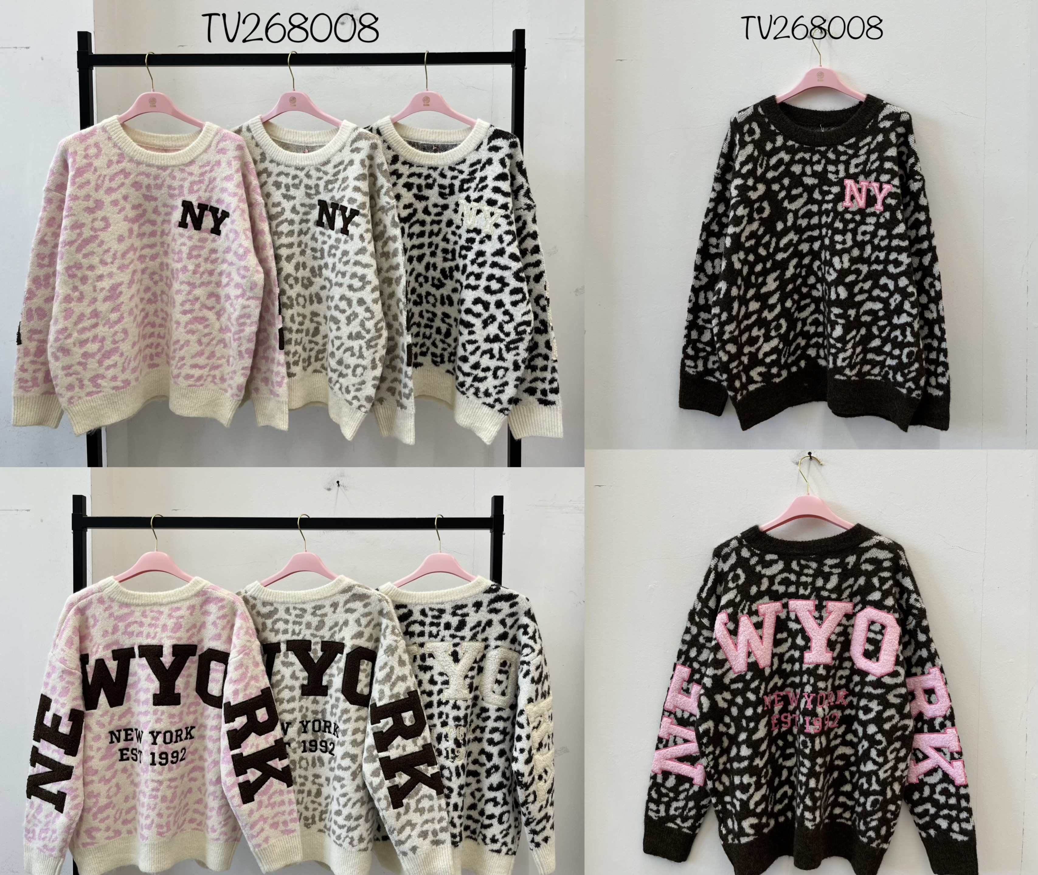 Oversize Pullover bis Hüfte