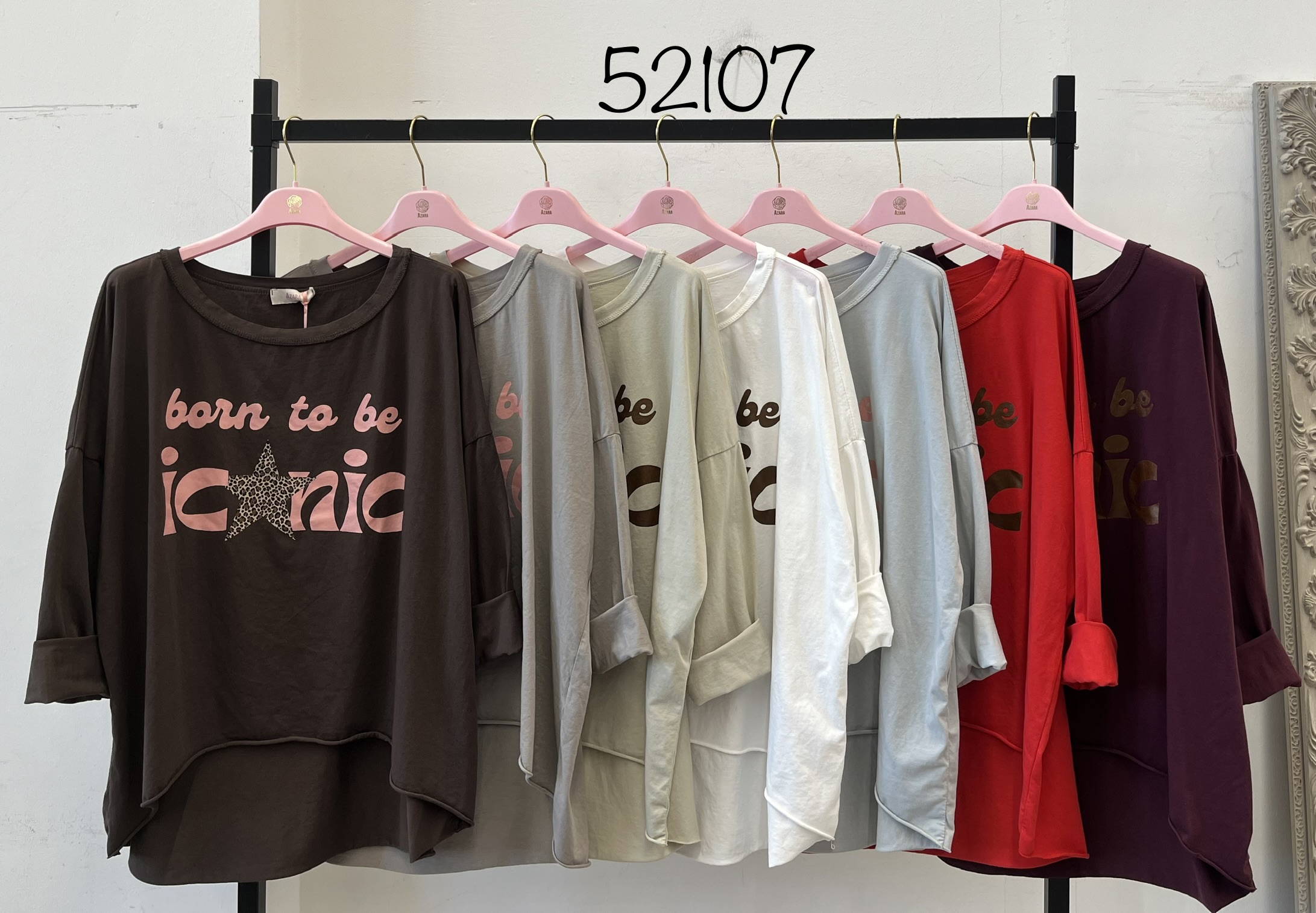 Lockeres Shirt mit Aufdruck