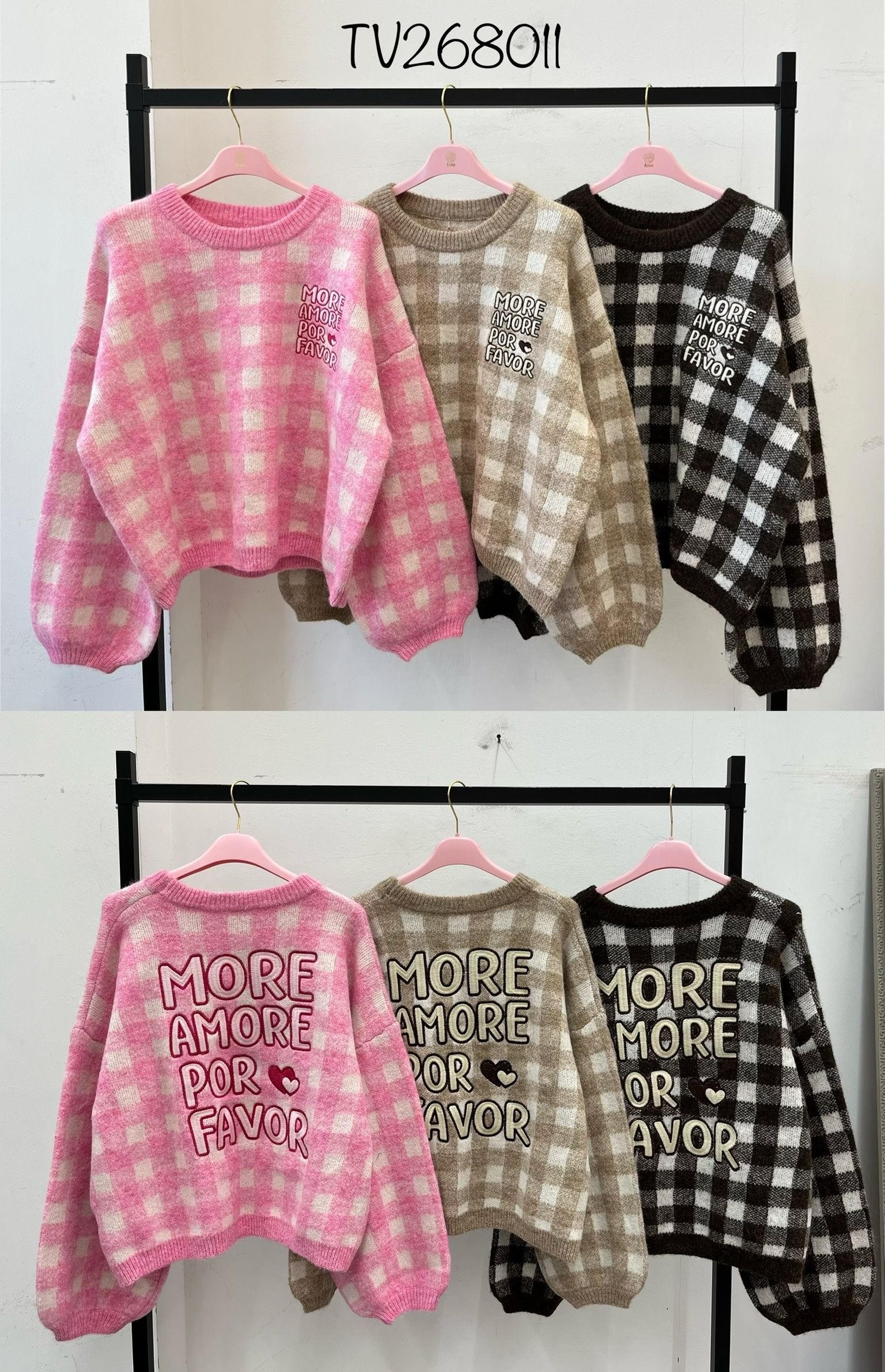 Oversize Pullover mit Print